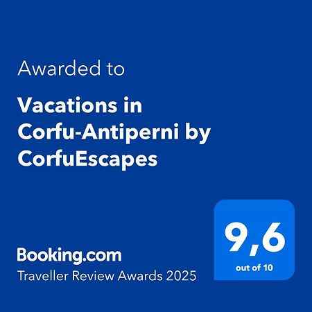 AntipernoiVacations In Corfu-Antiperni By Corfuescapes公寓 外观 照片